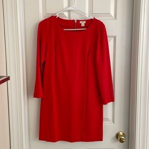 JCrew long sleeve dress. Worn once!